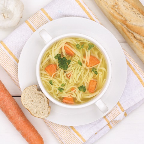 noodle soup in bowl